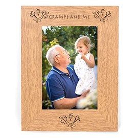 Gramps and Me 6 x 4 Photo Picture Frame Photoframe Birthday Gift Idea From Grandson Granddaughter Grandchildren