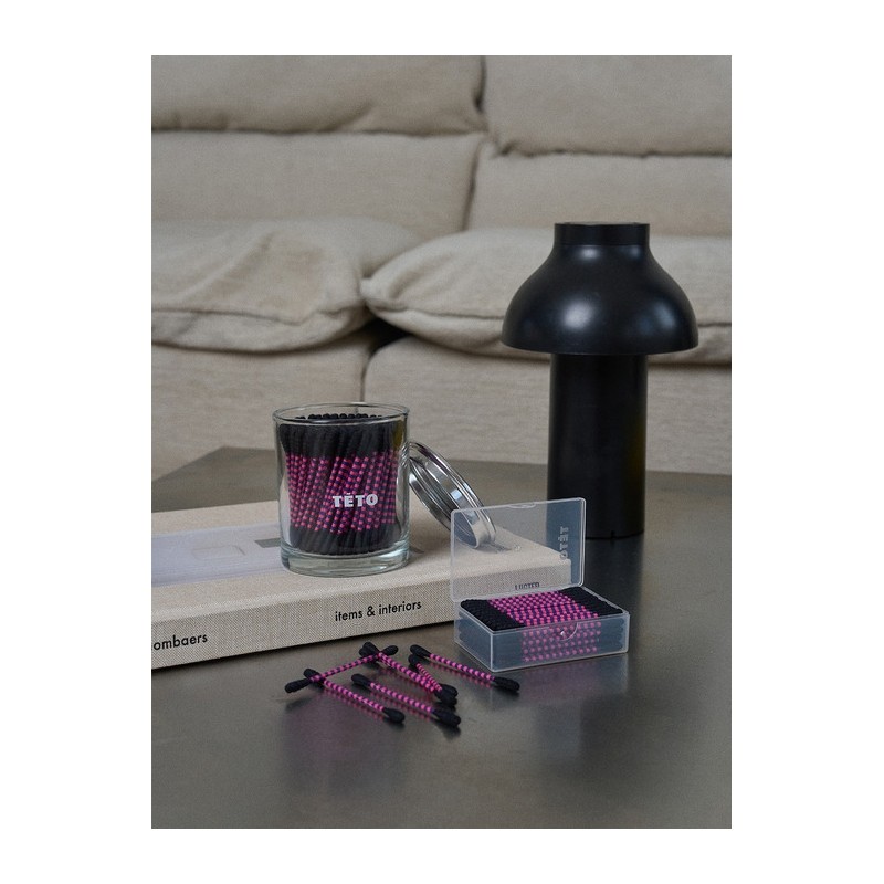 Teto Striped Midnight Object Pure Cotton Swab / 테토 스트라이프