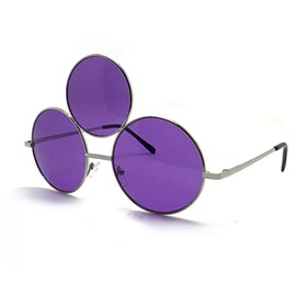 Trippy Lights Third Eye Sunglasses, Transparent Lens Series, Great for Night Time Wear!