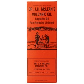 Dr. J.H. McLean's Volcanic Oil Pain Relieving Liniment , 4 Ounces