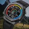 Outdoor Sports Electronic Watch Multifunctional Stylish Pedometer Compass Luminous Waterproof