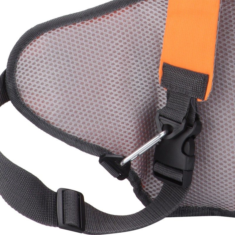 Polyester Multifunctional Fishing Tackle Crossbody Bag with Adjustable Shoulder Straps(Orange