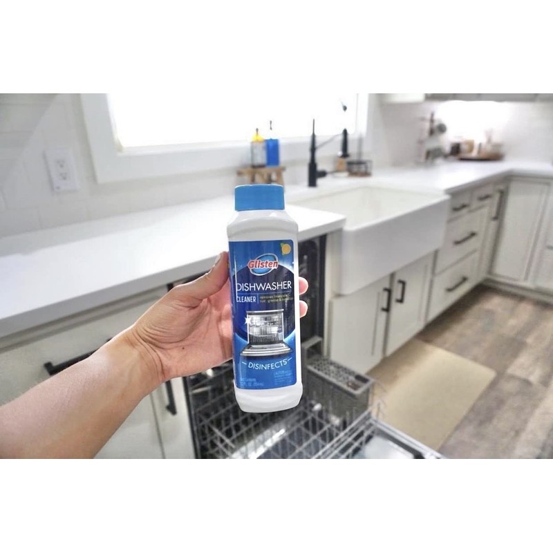 Glisten Dishwasher Magic Disinfectant & Cleaner Lemon 12 Oz