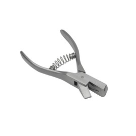 Zikimed Ear Notcher Medium, 15 x 20 mm V-Cut Pliers Aluminum Handle 7.25" Long. Easy to use for All Animals, Livestock, Veterinary Tool.