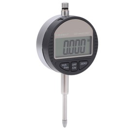 Digital Dial Indicator 0.01mm/0.0005in 0 to 25.4mm/1in LCD Display Alloy Probe ABS Electronic Dial Indicator for Laboratory