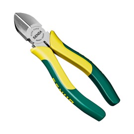 SENDATOOLS 6 inch Wire Cutters Heavy Duty CRV Steel, Diagonal Pliers for Cutting Wires Craft, Comfort Grip Handle, Small Side Cutters for Crafts