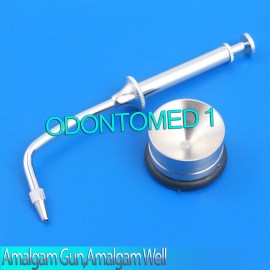 ODM Amalgam Gun 90 Degree Angle, Amalgam Well Pot Surgical Dental Instruments