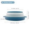 Microwave Splatter Cover 10.2 Inch with Handles, Collapsible Vented Silicone