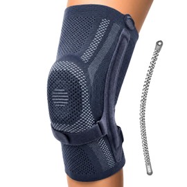 Flat-Knit Knee Brace for Knee Pain Women & Men,Patellar & Dual Strap ACL Support,Meniscus Tear Relief,Compression Sleeve,Running & Sports