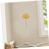 Ipetboom 4pcs Hollow Ginkgo Leaf Coat Hooks Metal Wall Mounted