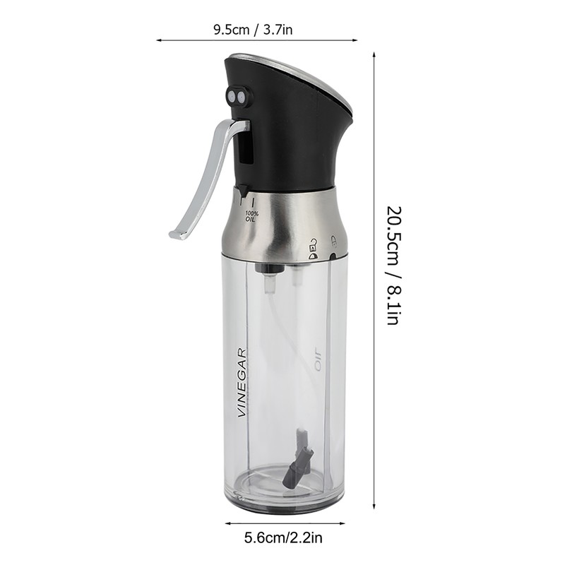 Oil and Vinegar Spray Bottle Pot Dispenser Controllable Kitchen Supplies