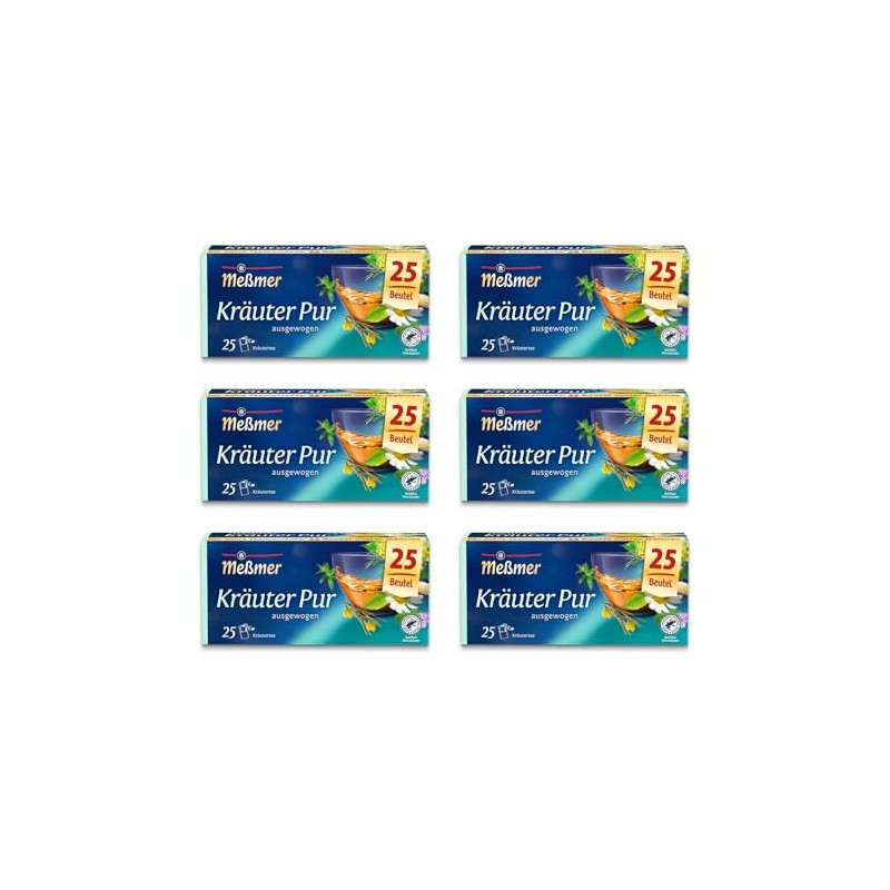 Meßmer Pure Herbs | 6 x Pure Herbs Value Pack