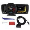 Car HUD OBDII GPS 3 LCD Screen Overspeed Alarm Multifunction