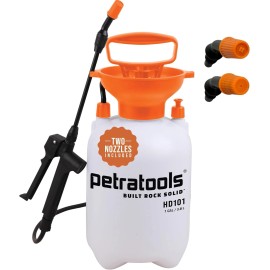 Petratools 1 Gallon Pump Sprayer – HD101 Garden Sprayer for Weeds, Lawn Care
