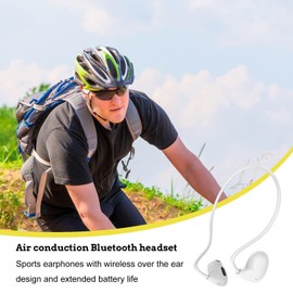 Air Conduction Headphones,Lightweight Air Conduction Open Air Earbuds - Earless Headphones, Low Latency Ear Buds for TV Smart Phone Computer Laptop