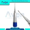Dental Tooth Extraction Elevator Pick, Straight Precision Wing Tip, Color-Coded