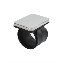 Hair Salon Magnetic Wristband for Hair Accessories, Professional Magnetic Silicone Wristband for Hair Clips & Pins Storage, Versatile Accessories for Hairdresser - Color: Black, Size: one-size