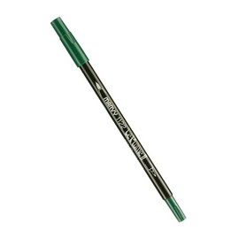 UCHIDA 1122-C-72 Marvy Extra Fine Tip Le Plume II Double Ender Marker Pen, Pine Green