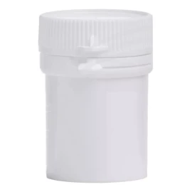 Mexico 50 Frasco, Envase  26x41 Blanco Con Tapa Securitainer