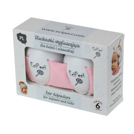 EciPeci® Ear Defenders for Children Made in the EU - Capsule Ear Protectors Toddler - Especially Soft and Lightweight for Sensitive Baby Head, Handmade, Noise Protection Headphones Children, Powder