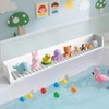 Soliwo Bathtub Splash Guard PlayPad Shelf Area with Strong Suction