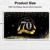 DOKLY Happy 70th Birthday Backdrop Banner 70th Birthday Party Decorative