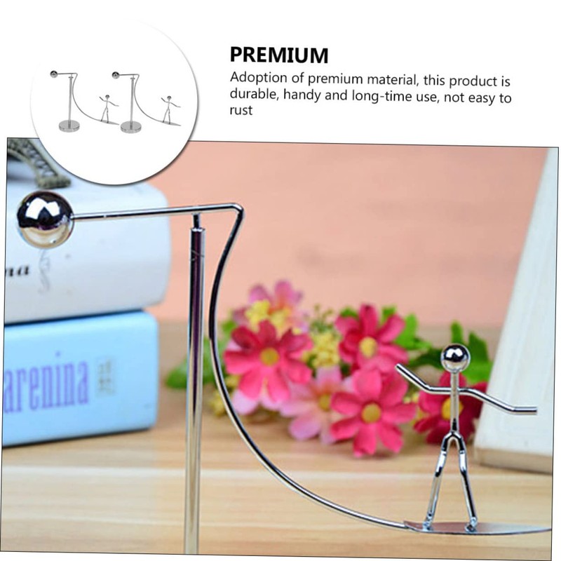 ORFOFE 2Pcs Surfing Men Tumbler Physics Balancing Ornament Premium Decor