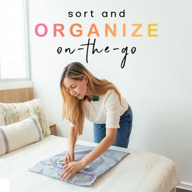 MUMI Travel Laundry Bag – Moisture & Smell-Proof Clothes Bag with Folding Hanger & Outer Pouch | Large Laundry Storage Bag for Suitcase, Gym & Packing | Dirty Clothes Organizer (Black)