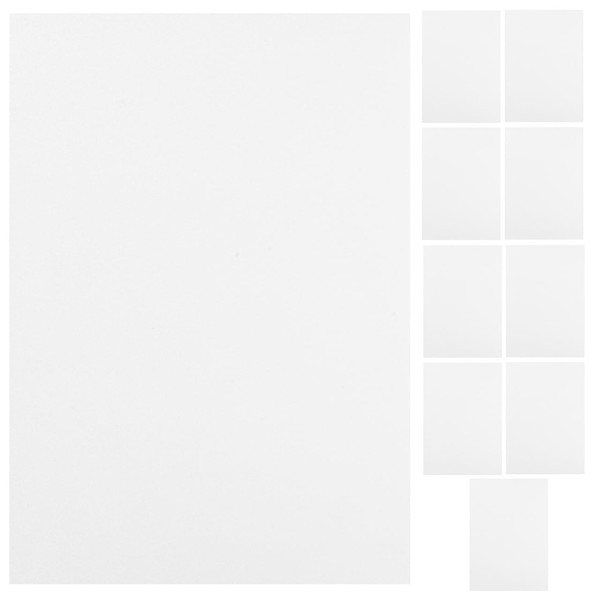 Tofficu 10 Pcs White Foam Sheets Craft Foam Paper Set