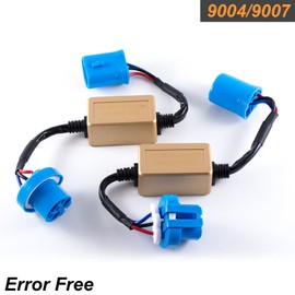 Xotic Tech 9004 9007 HB5 Decoder Canceller for LED Light, Canbus Resistor Fix Error Code Fast Blink Hyper Flash