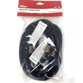 Hyper Tough NEW 4 count Hyper Tough 48" Heavy Duty Bungee Cords Tie Downs ~ Black