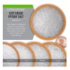 Saltworks Ultra Epsom Premium Sal De Baño, Grano Medio, Bols