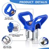 Airless Paint Sprayer Gun Nozzle, 3 Pcs Spray Tips Guard
