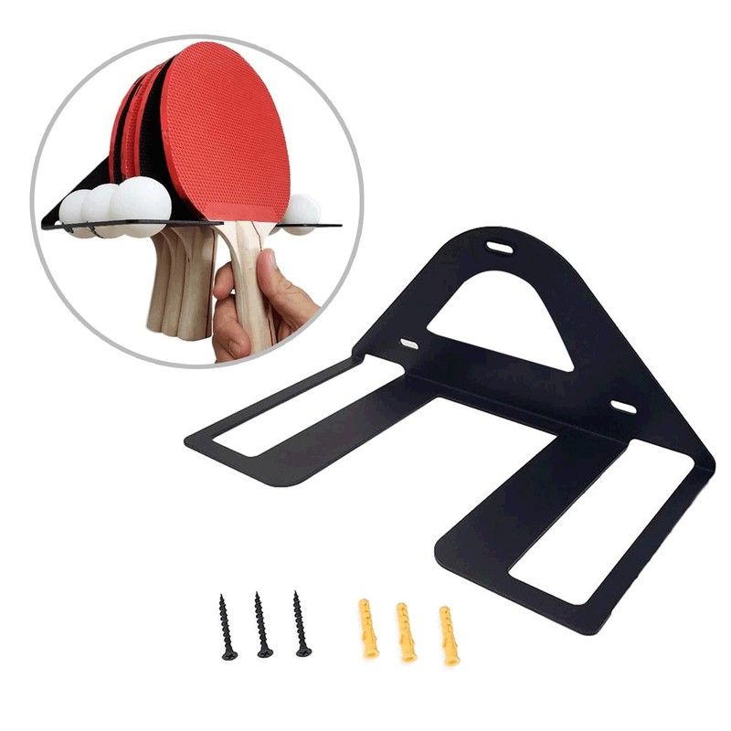 TOPFROP Pingpong Paddle Storage Rack, Wall Mounted Table Tennis Racket