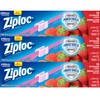 Ziploc Large Food Storage Slider Bags, Power Shield Technology for