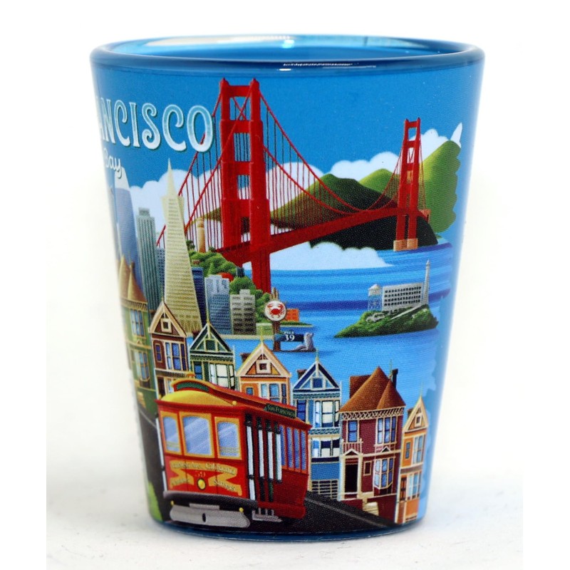 San Francisco California Picturesque Shot Glass