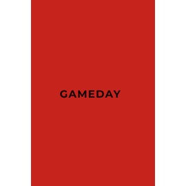 GAMEDAY - RED AND BLACK (Lone Star) Edition | Premium Lined Journal | 6" x 9" | Soft Cover | 120+ Pages: A Bold, Team-Inspired Writing Notebook – ... School, Game Day Notes, or Thoughtful Gifts