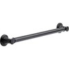 DELTA FAUCET 41624-RB Traditional 24" Grab Bar with Concealed Mounting,