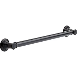 DELTA FAUCET 41624-RB Traditional 24" Grab Bar with Concealed Mounting, Venetian Bronze Venetian Bronze
