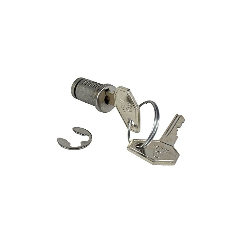 Osculati Nickel Hatch Lock Kit, Model 20.093.00, Key Unlock, Polycarbonate,