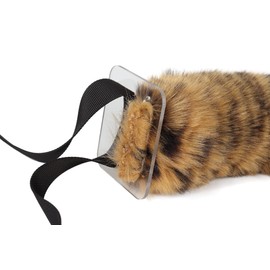 Striped Tiger and Spotted Cheetah Tail, Adorable Animal Character Costume Play, Upright Cat Tai