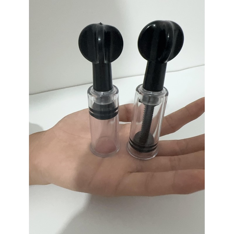 Nipple Suction Cupping Toy 2pcs Set Twist Up Manual Vacuum