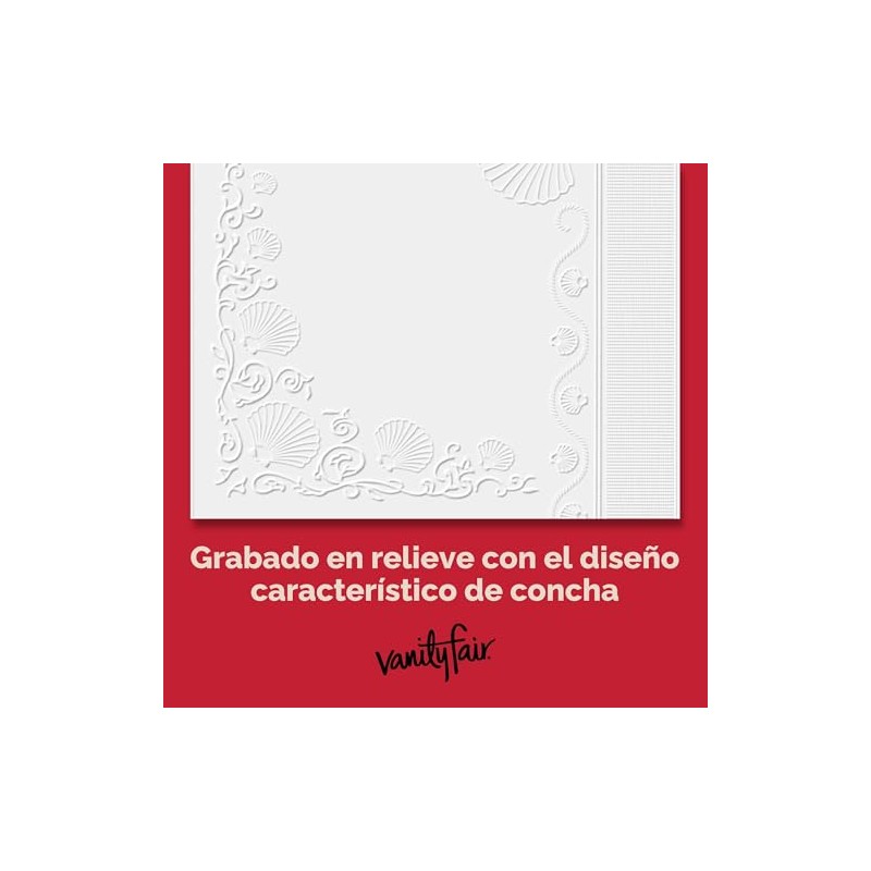 Vanity Fair Servilletas de papel para uso diario, 200 servilletas