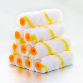 10 Pack Paint Roller, 4 Inch Small Paint Roller Covers (0.4 inch Nap), Mini Paint Roller for Use for Painting Wall, Door