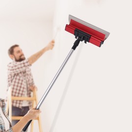 JAYGOVAN Drywall Skimming Blade Set - 15",23' &31" Skimming Blades, 35"-63" Extension Handle, Stainless Steel Drywall Knife Set, Extruded Aluminum for Wall/Plaster Walls