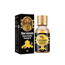 Generic Bee Venom Gynecomastia Oil, Easy to use with Natural Extracts, Natural Bee Venom Oil for Strengthen The Chest Muscles (1PCS)