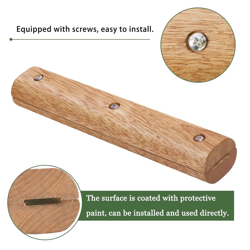 FIRELOOP 9 Inch Wooden Handle Replacement Large,Big Green Color Egg