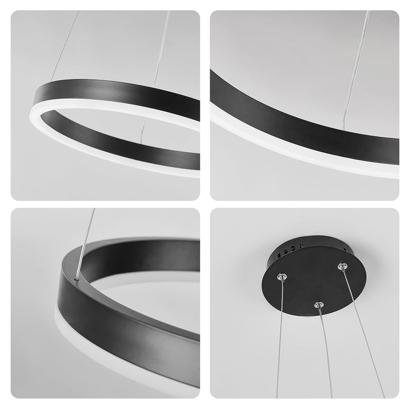 STARRYOL Modern Pendant Light, LED Pendant Light, Ceiling Light, 20