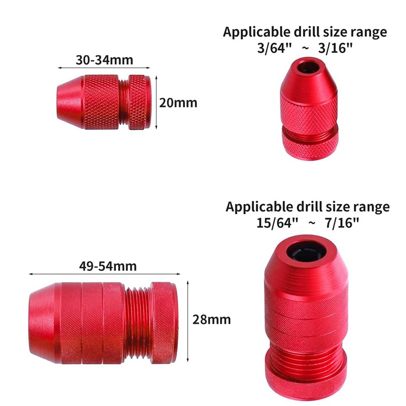 Ocnvlia Drill Stop Collar Set for Drill, Drill Depth Stop,