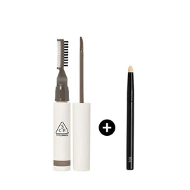 3CE 3CE All-Rounder Brow (enlarged) 3CE Eye Point Brush, Deep Brown / 쓰리씨이 3CE 올 라운더 브로우 (증)3CE 아이 포인트 브러쉬, Deep Brown
